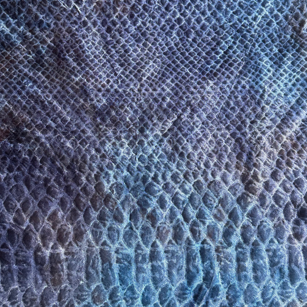 Medusa Velvet Foil Polyester Spandex Fabric | Spandex Palace