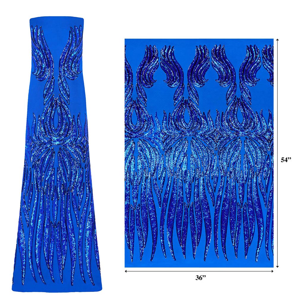 Icarus Stretch Mesh Sequin Fabric | Blue Moon Fabrics