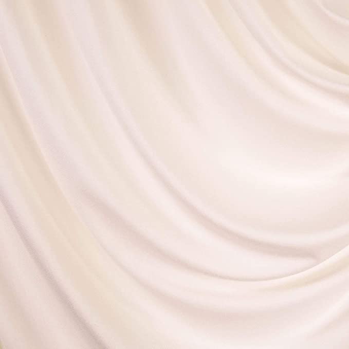 Rayon Spandex Jersey Knit Fabric – Ivory 60" Wide, 240 GSM