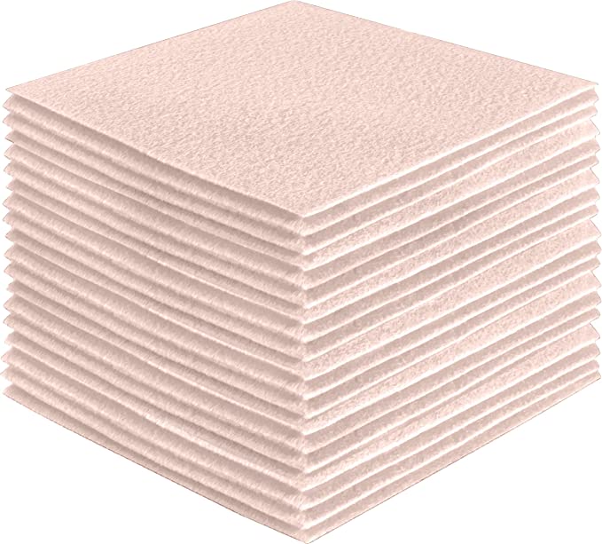 Acrylic Felt Sheets Packs – Ivory, Soft Craft Sheets for DIY & Crafts