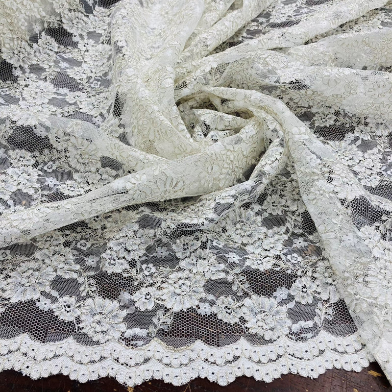 Corded Bridal Lace Fabric  for Wedding, Quinceañera & Festa Dresses | Lace USA - 95994W