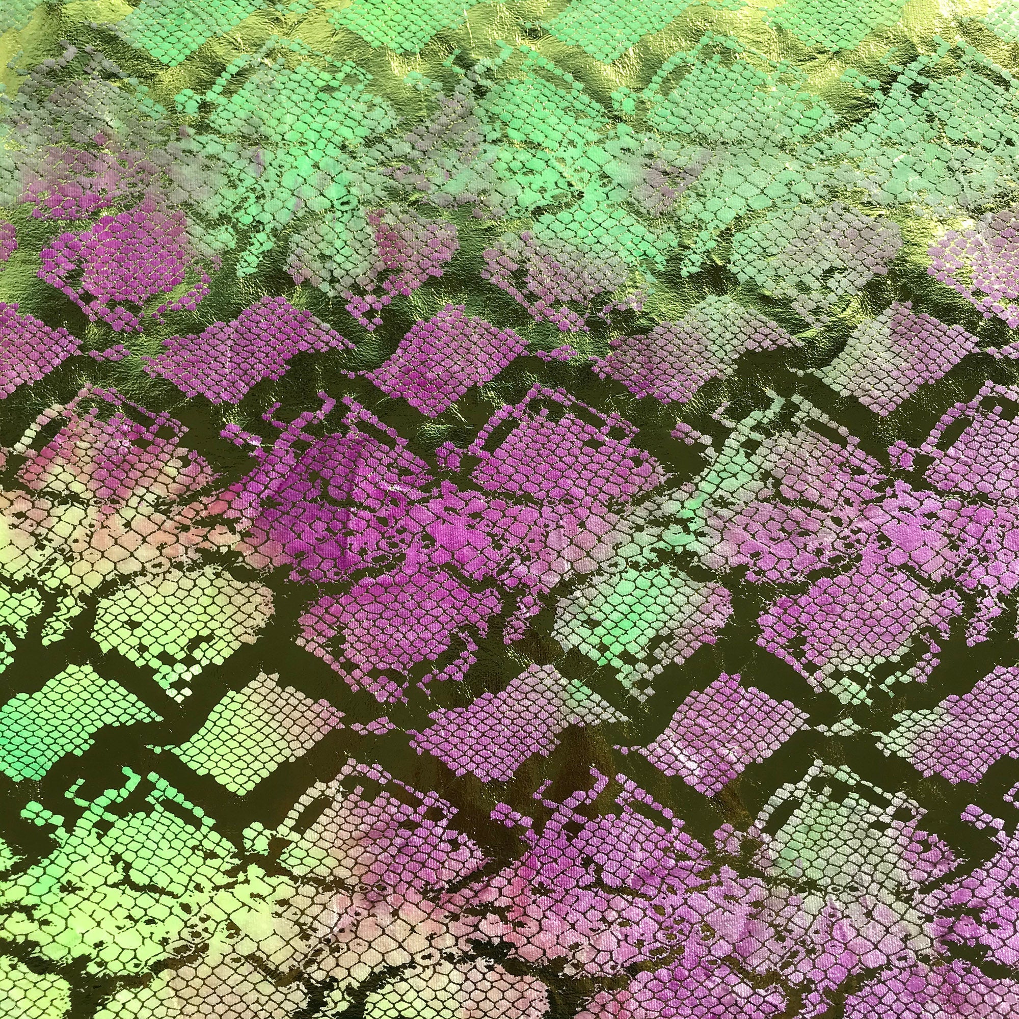 Jungle Cobra Foil Printed Stretch Velvet Fabric | Blue Moon Fabrics