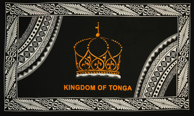 Kingdom of Tonga Crown Polyester Tupenu | Islands Fabric