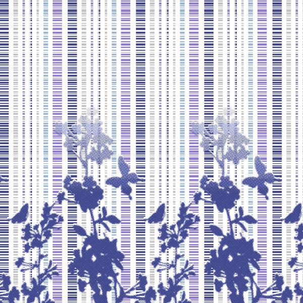 Light Show Floral Wallpaper