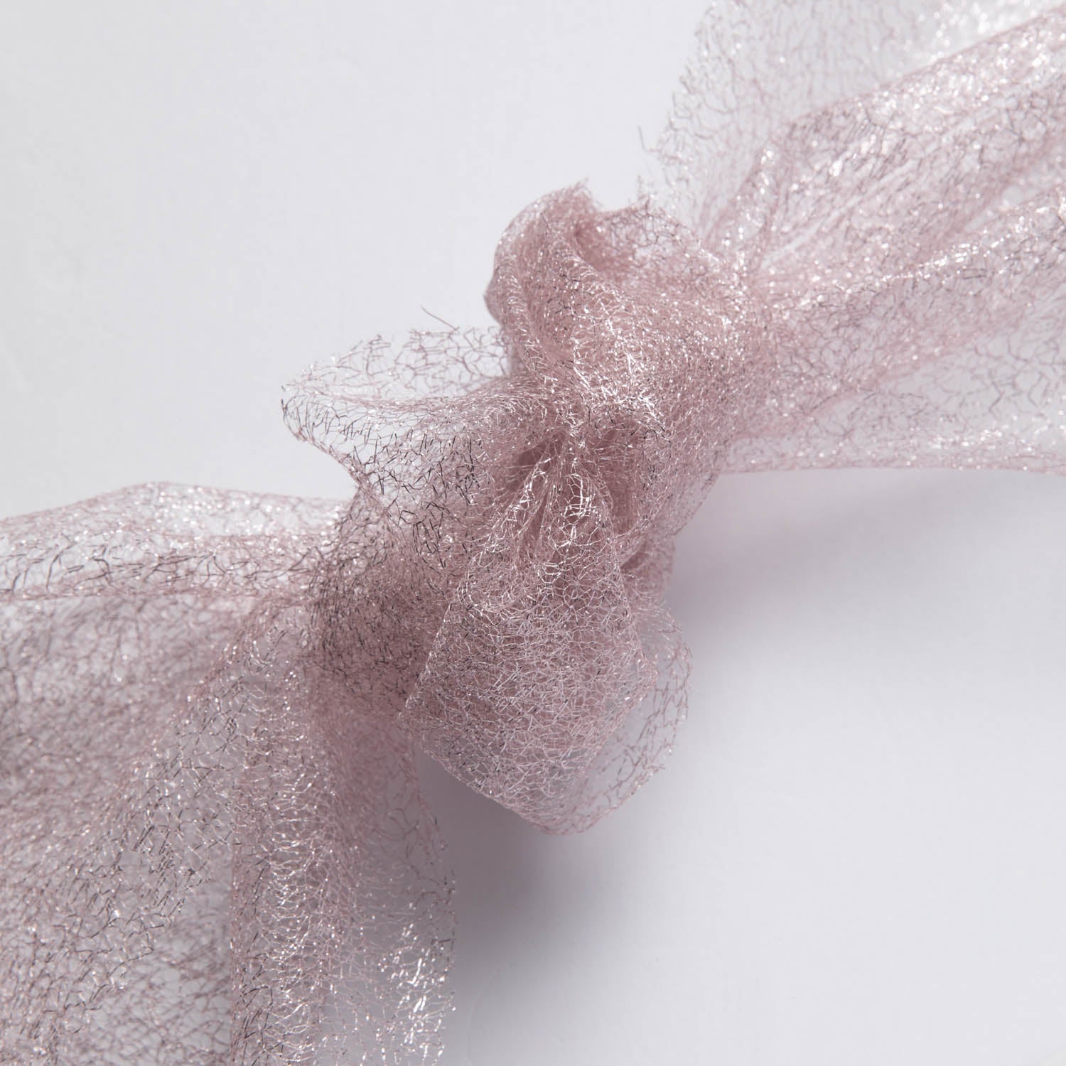 METALLIC SUSEMI TULLE P/D 58/60" Blush Fabric - Exquisite Fabrics