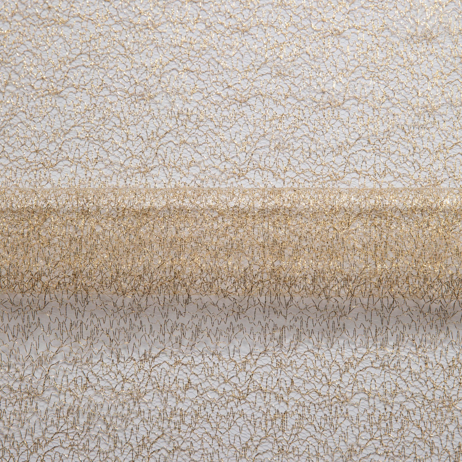 METALLIC SUSEMI TULLE P/D 58/60" Gold Fabric - Exquisite Fabrics