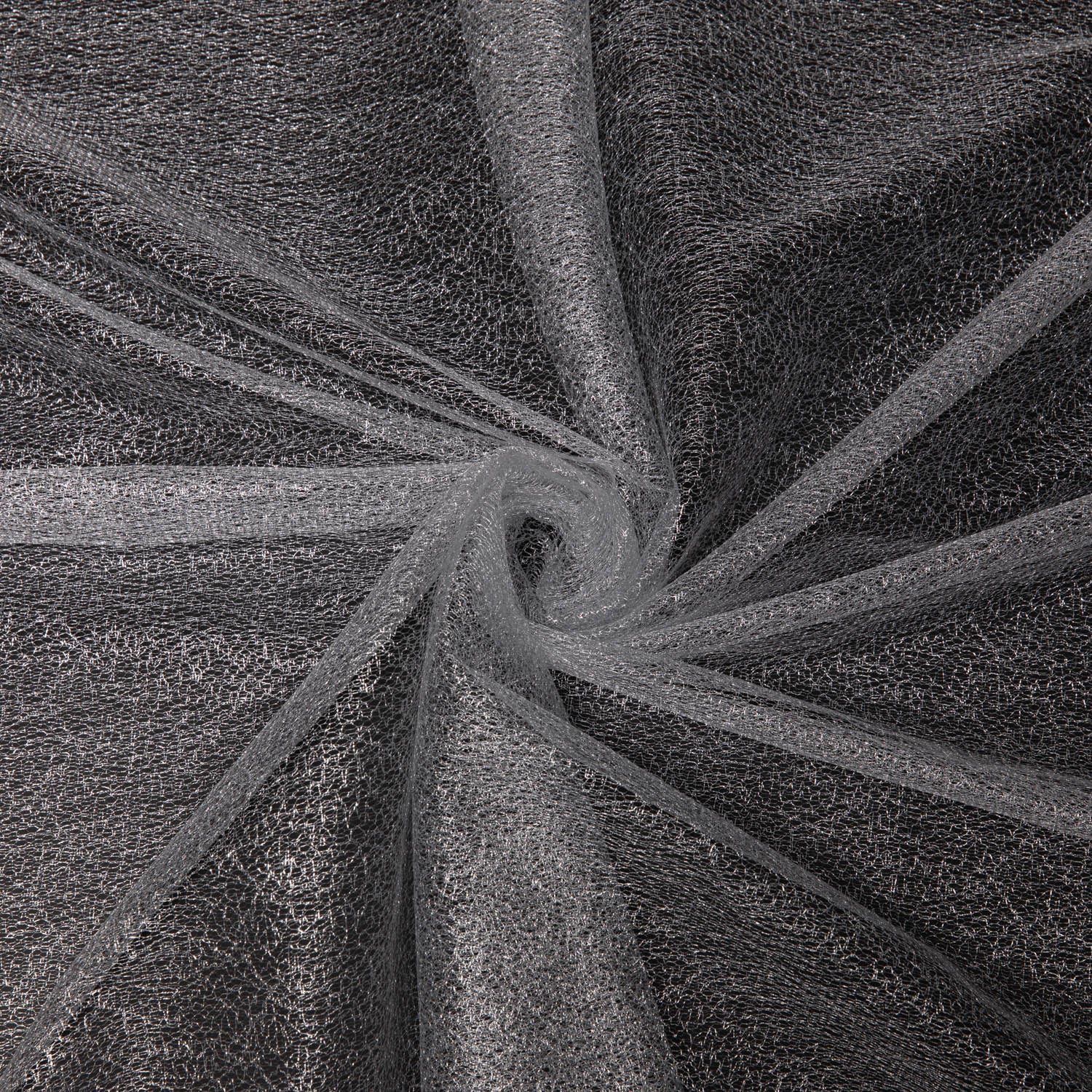 METALLIC SUSEMI TULLE P/D 58/60" Silver Fabric - Exquisite Fabrics