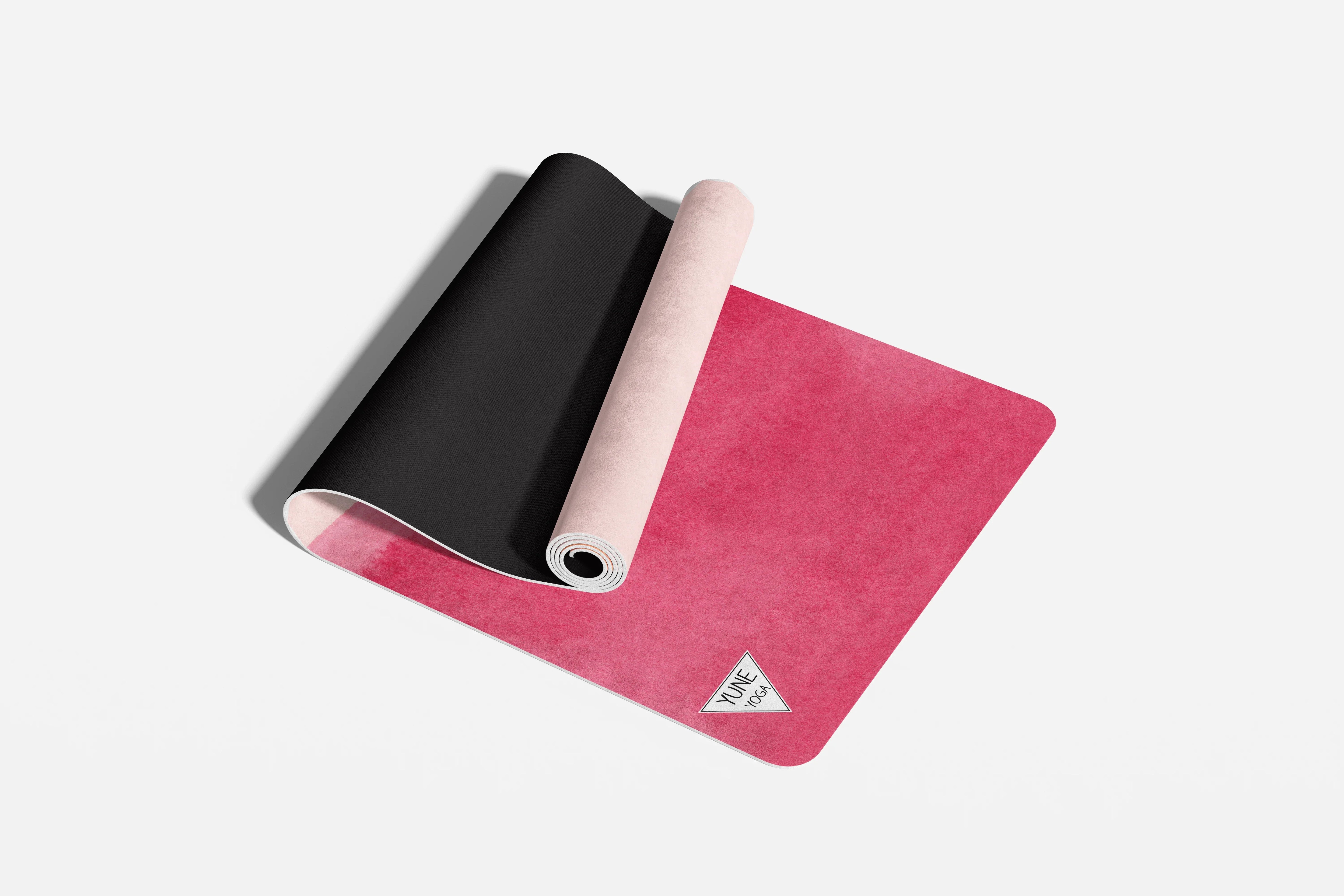 Yoga Mat | 6mm Thick | Pink | Non-Slip | Eco Friendly | Yune Yoga | Apollo