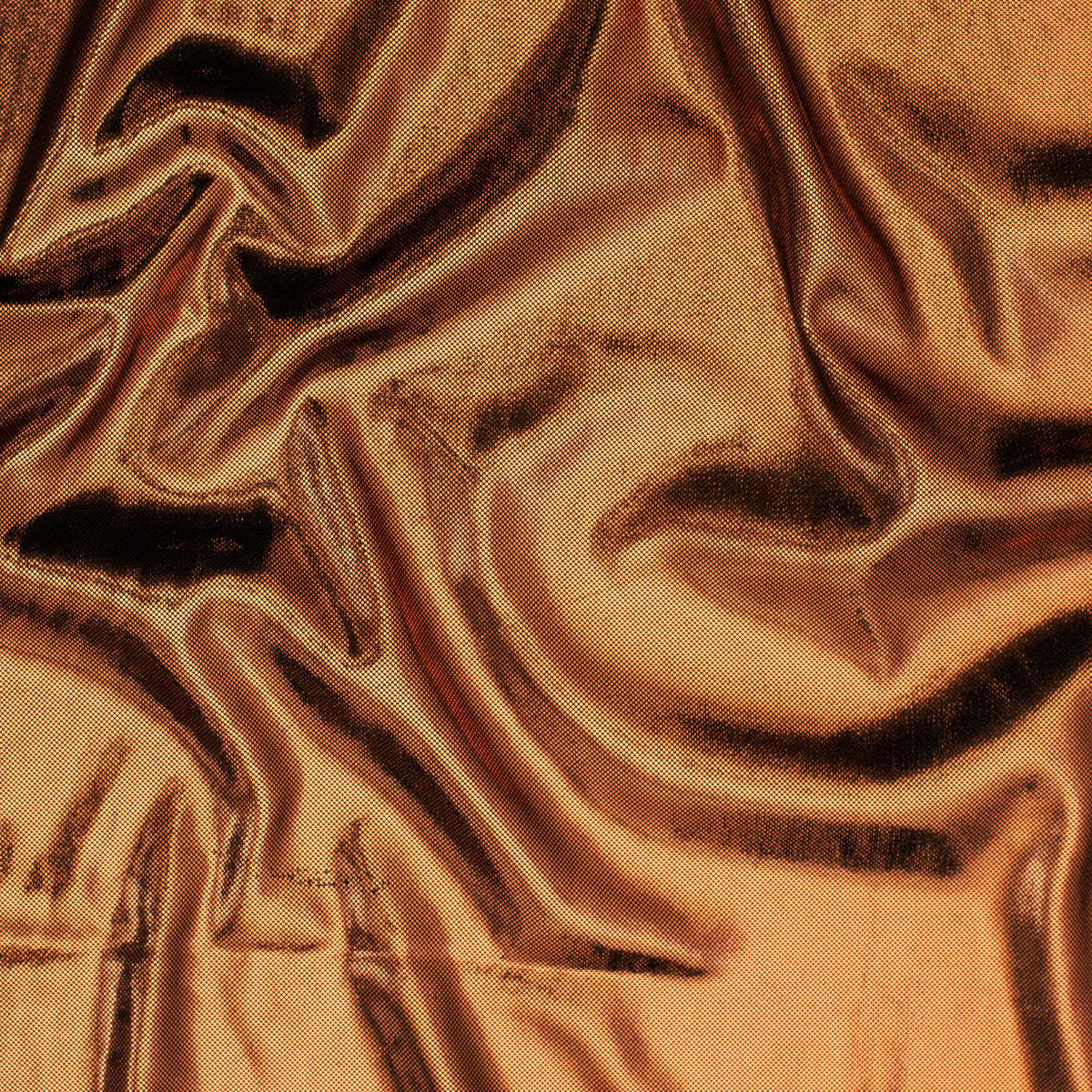 Artisan Metallic Jersey Foil Polyester Fabric | Spandex Palace
