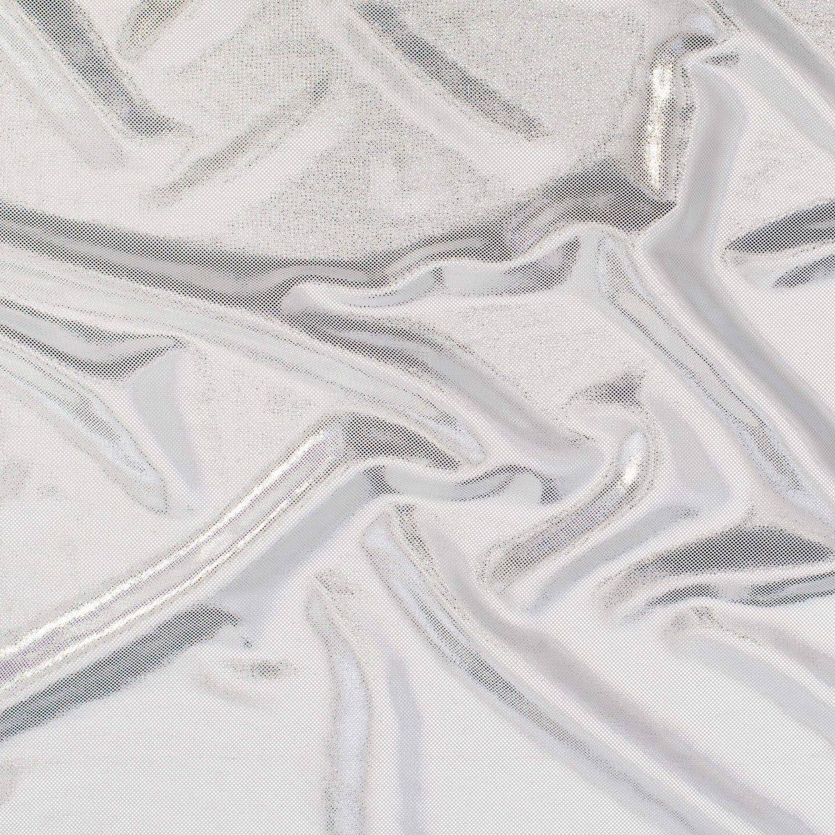 Artisan Metallic Jersey Foil Polyester Fabric | Spandex Palace