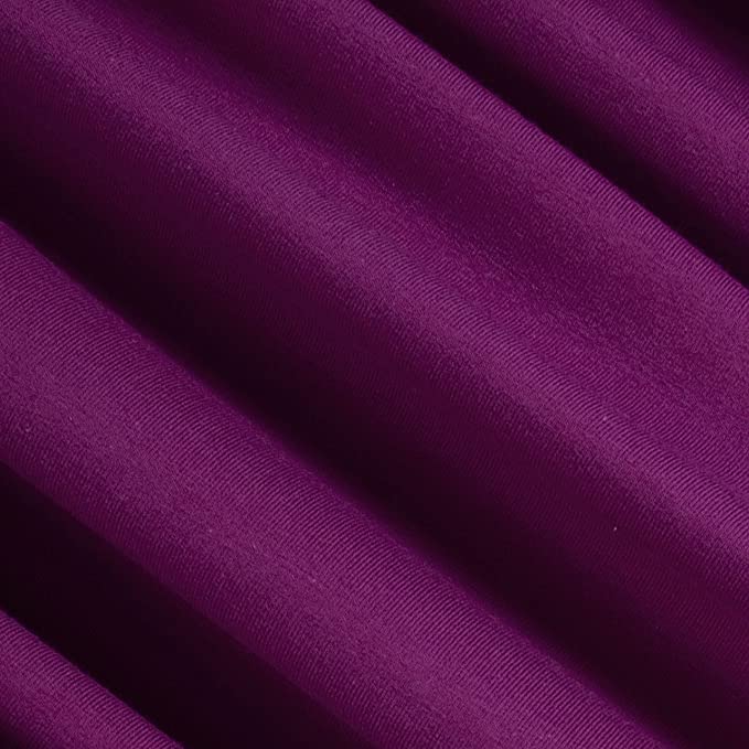 Cotton Spandex Jersey Knit Fabric | 12oz Magenta