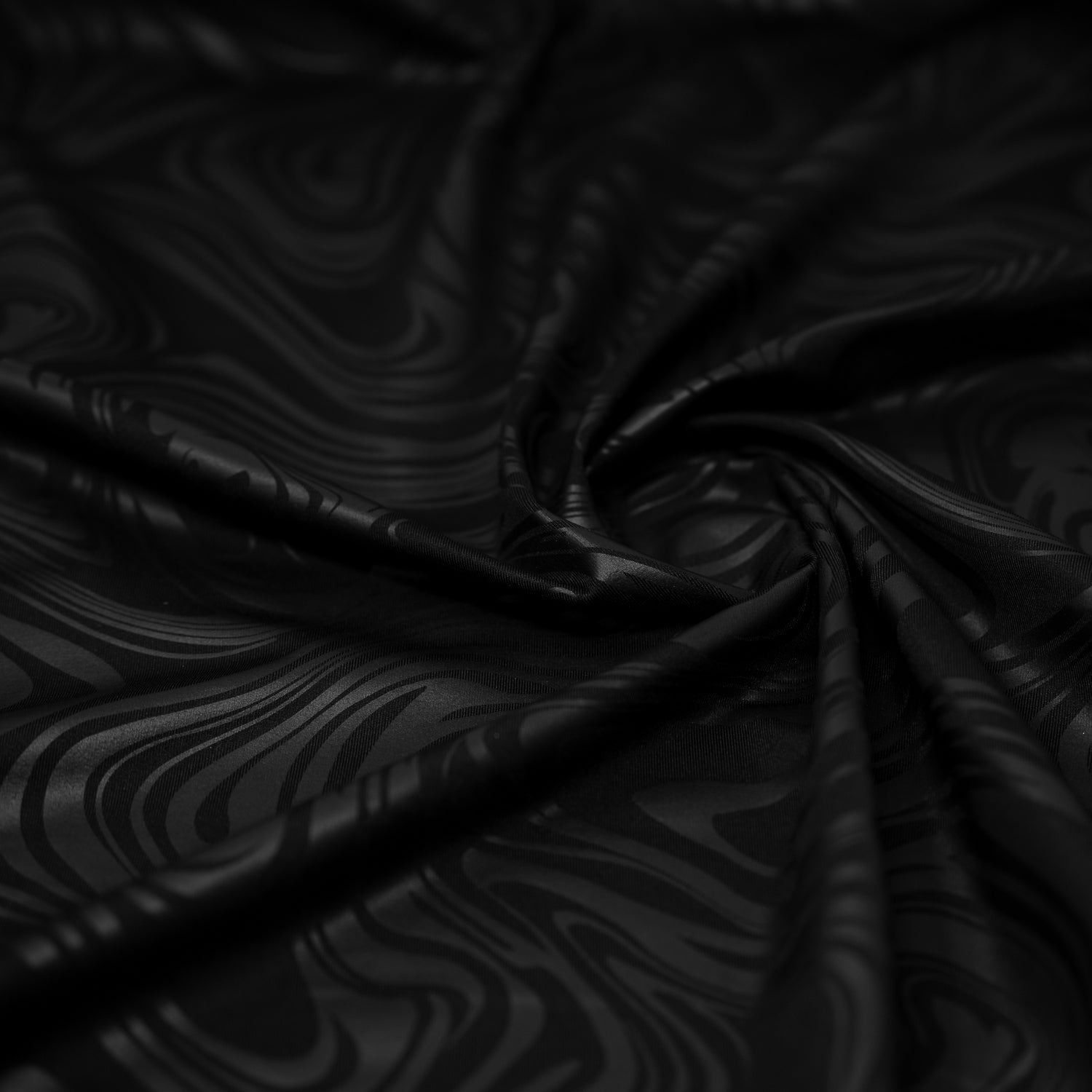 Marble Foil Printed Nylon Spandex Superflex Fabric | Blue Moon Fabrics