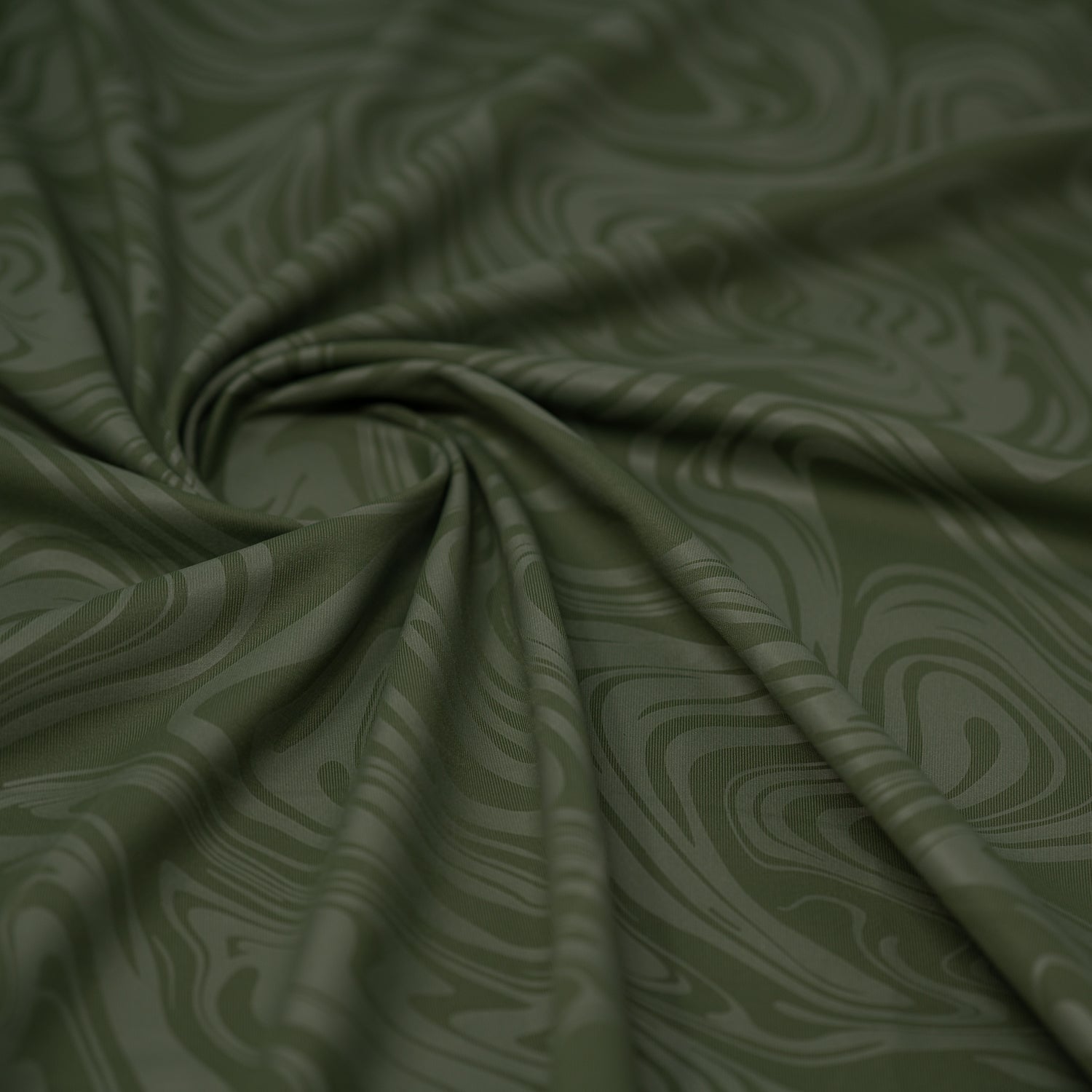 Marble Foil Printed Nylon Spandex Superflex Fabric | Blue Moon Fabrics