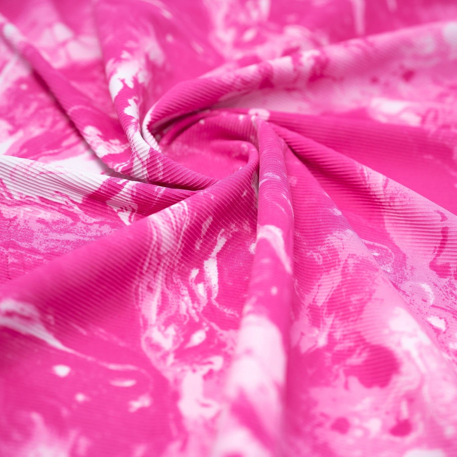 Marble Tonal Printed Ribbed Spandex Fabric | Blue Moon Fabrics