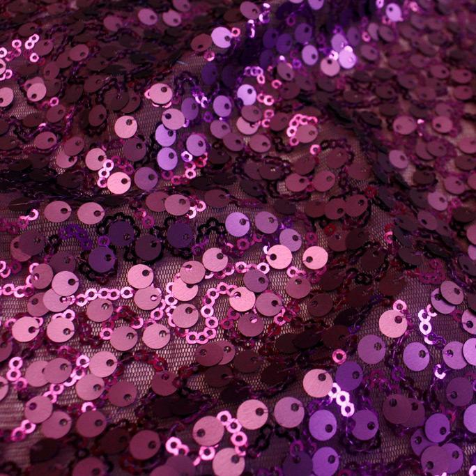 Marilyn Stretch Mesh Sequin Fabric | Blue Moon Fabrics