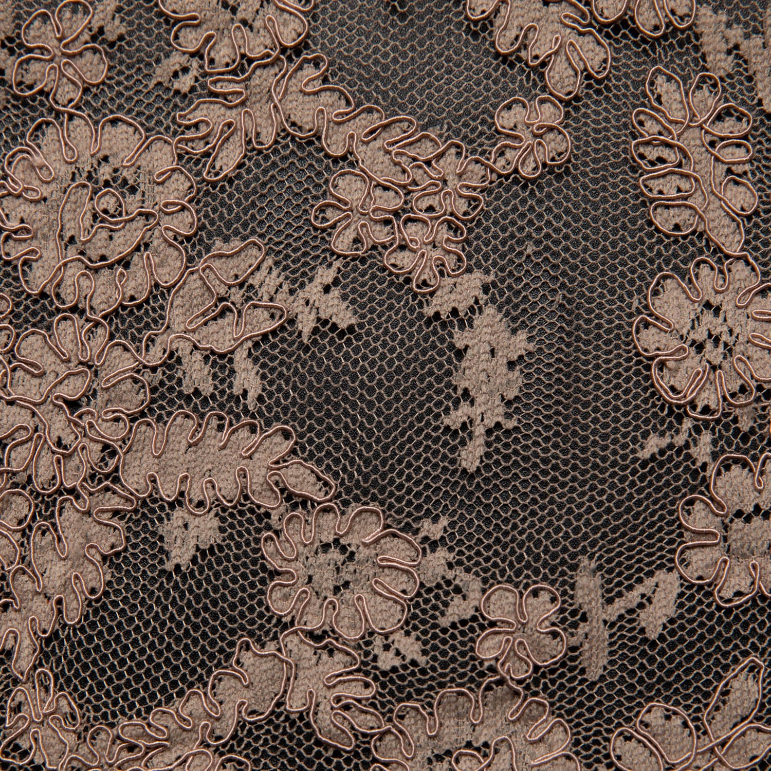 Re-Embroidered Lace Fabric with Cord and Extravagant Floral Design | Exquisite Fabric