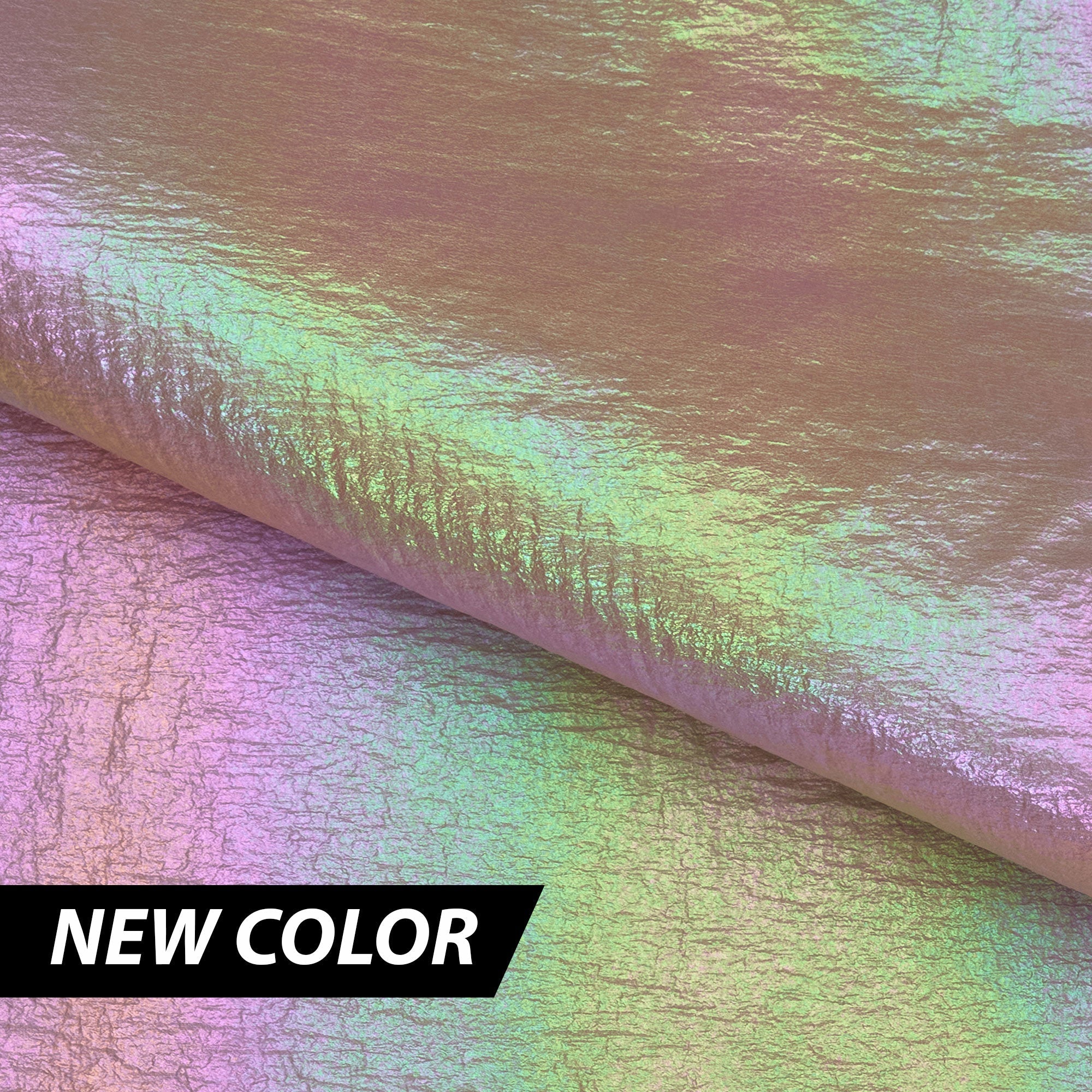 Mother of Pearl Foiled Nylon | Blue Moon Fabrics