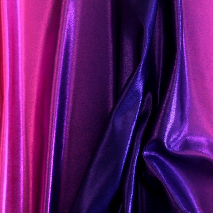 Ombre Mystique Foiled Spandex Fabric | Blue Moon Fabrics