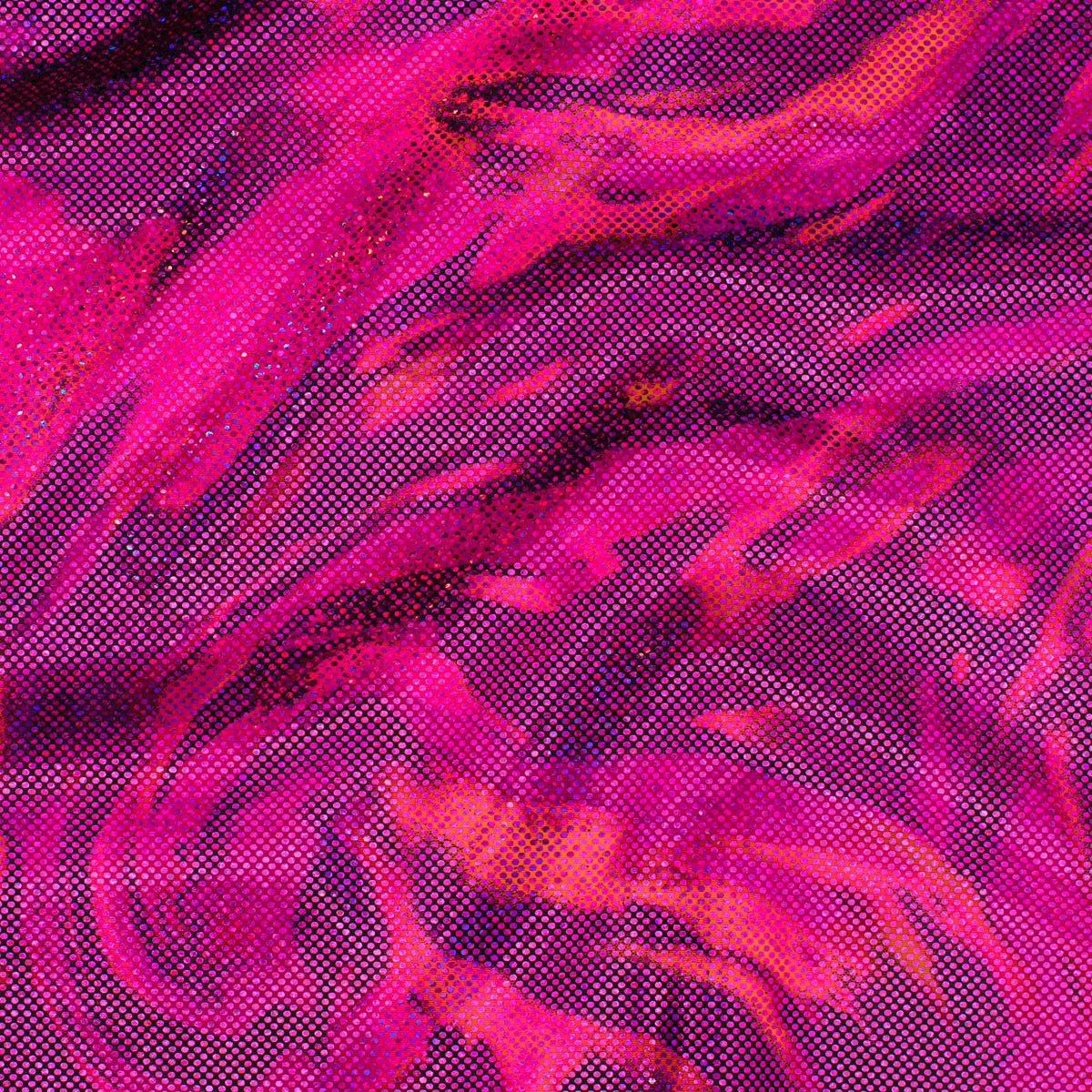 Sparkling 4-Way Poly Stretch Holo Storm Print Fabric | Spandex Palace
