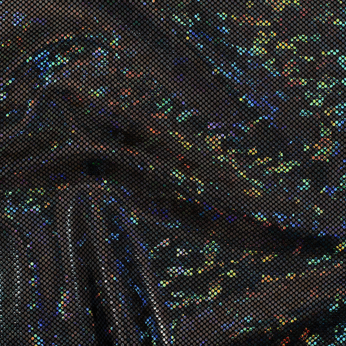 Shatter Glass Hologram  4 Way Stretch Nylon Spandex Fabric| Spandex Palace