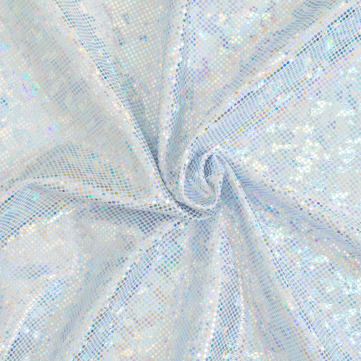 Shatter Glass Hologram  4 Way Stretch Nylon Spandex Fabric| Spandex Palace