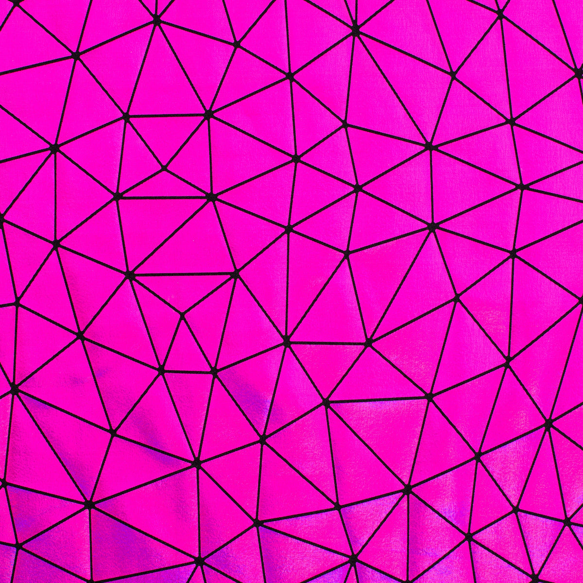 Triangular Clusters Laser Holo Nylon Spandex Fabric | Spandex palace