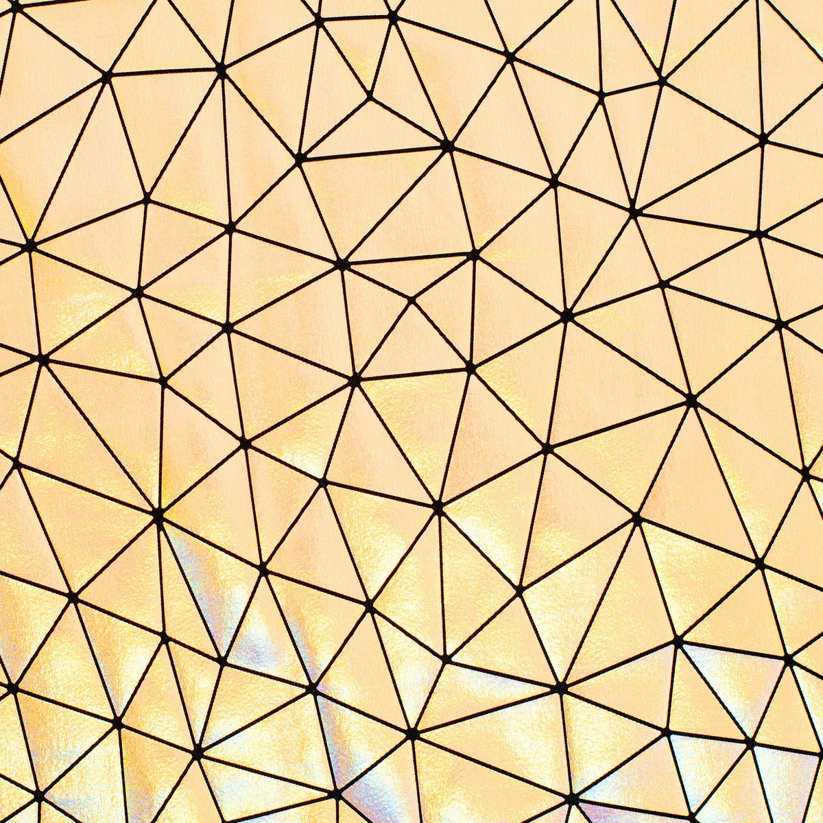 Triangular Clusters Laser Holo Nylon Spandex Fabric | Spandex palace