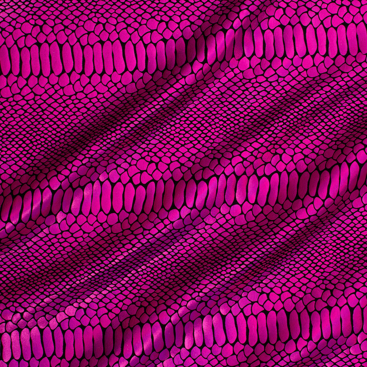 Fever Snake Foil Stretch Nylon Spandex Fabric | Spandex Palace