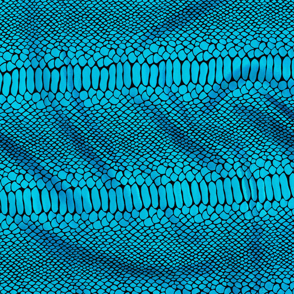 Fever Snake Foil Stretch Nylon Spandex Fabric | Spandex Palace