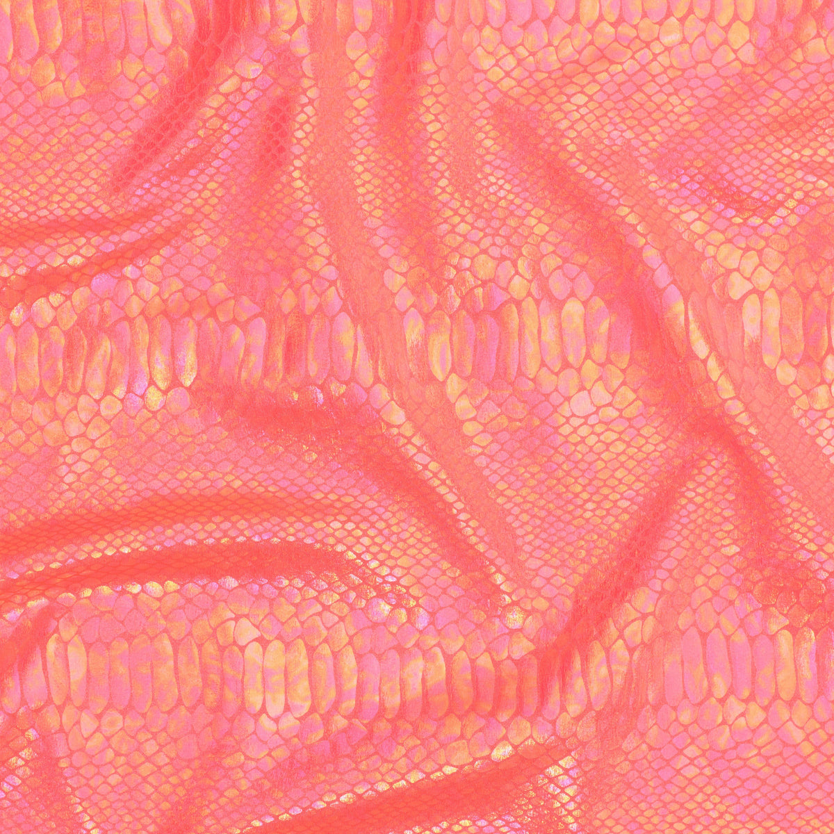 Fever Snake Foil Stretch Nylon Spandex Fabric | Spandex Palace