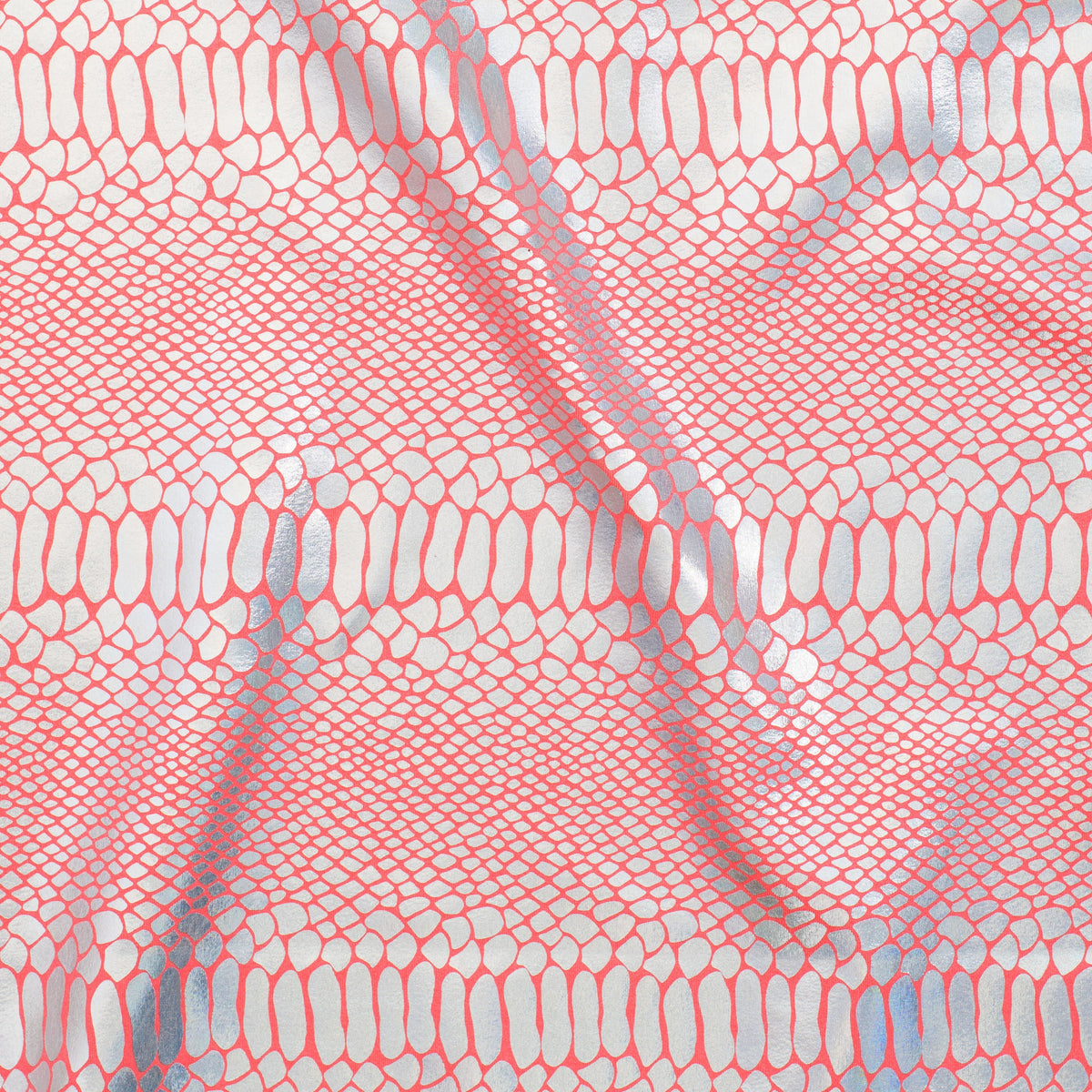 Fever Snake Foil Stretch Nylon Spandex Fabric | Spandex Palace