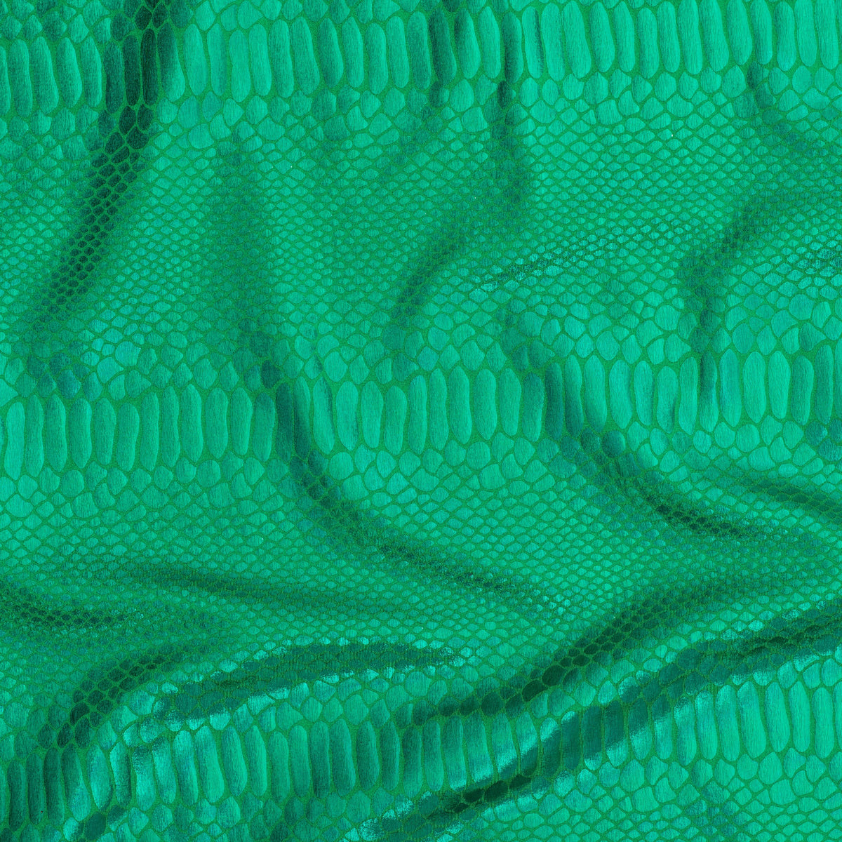 Fever Snake Foil Stretch Nylon Spandex Fabric | Spandex Palace