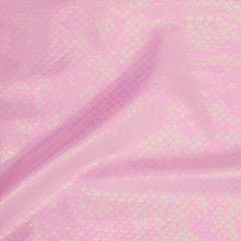 Mermaid Illusion Foil 4-Way Flex Nylon Spandex Fabric | Spandex Palace