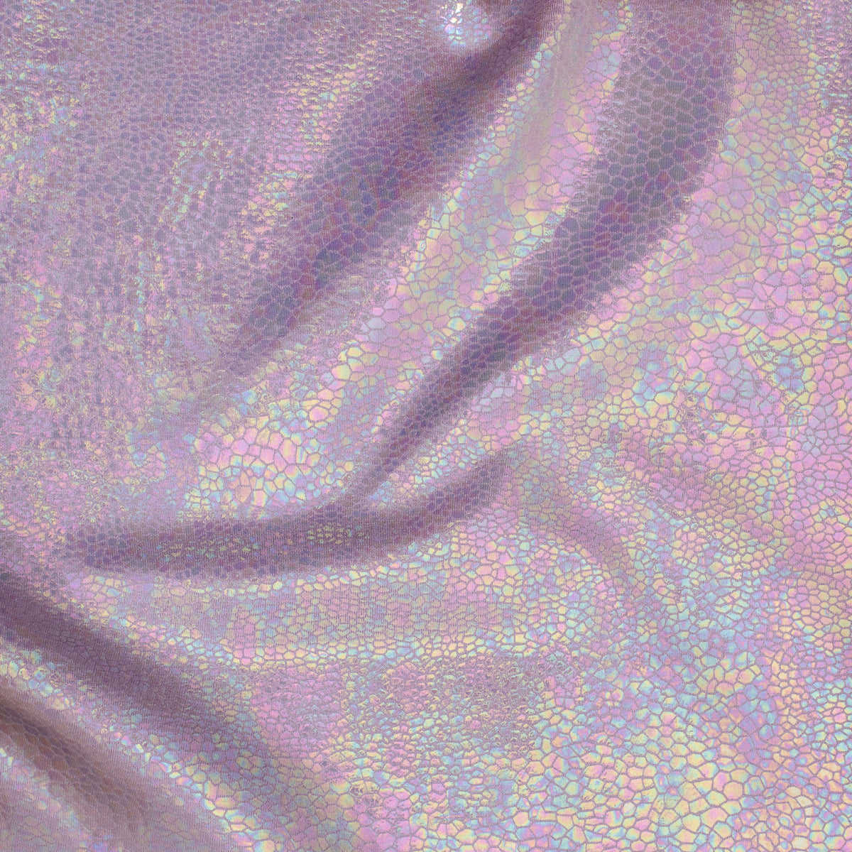 Crystal Rainbow Snake Print Flex Nylon Spandex Fabric | Spandex Palace