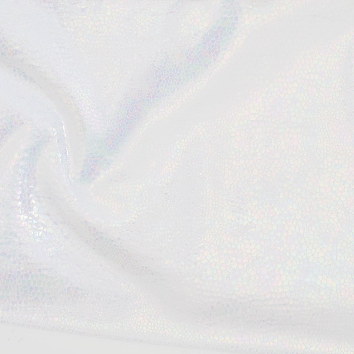Crystal Rainbow Snake Print Flex Nylon Spandex Fabric | Spandex Palace