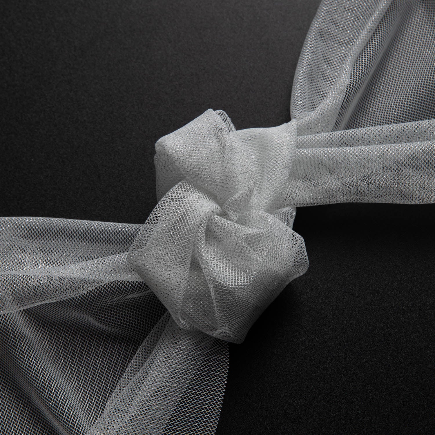 NYLON MX TULLE 58/60" Silver Fabric - Exquisite Fabric