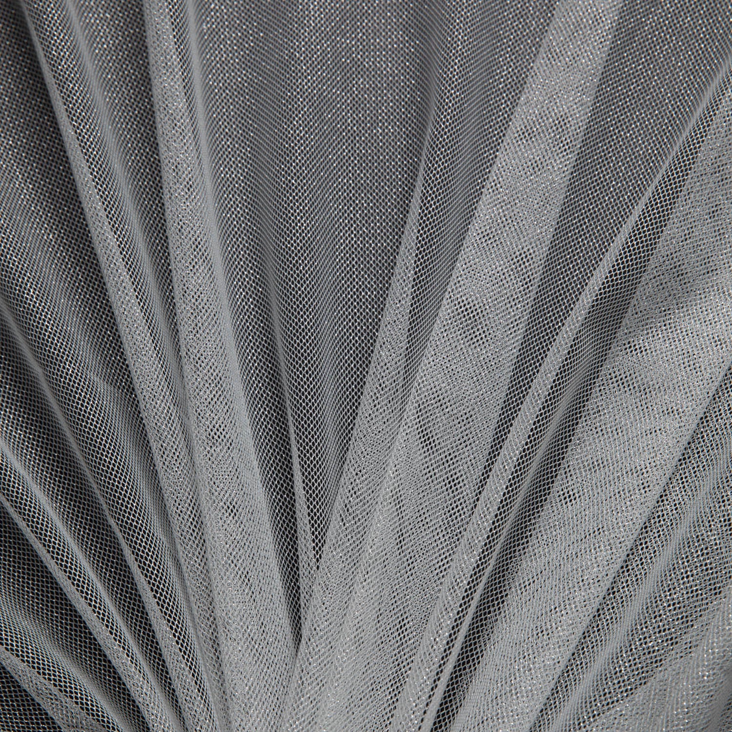 NYLON MX TULLE 58/60" Silver Fabric - Exquisite Fabric