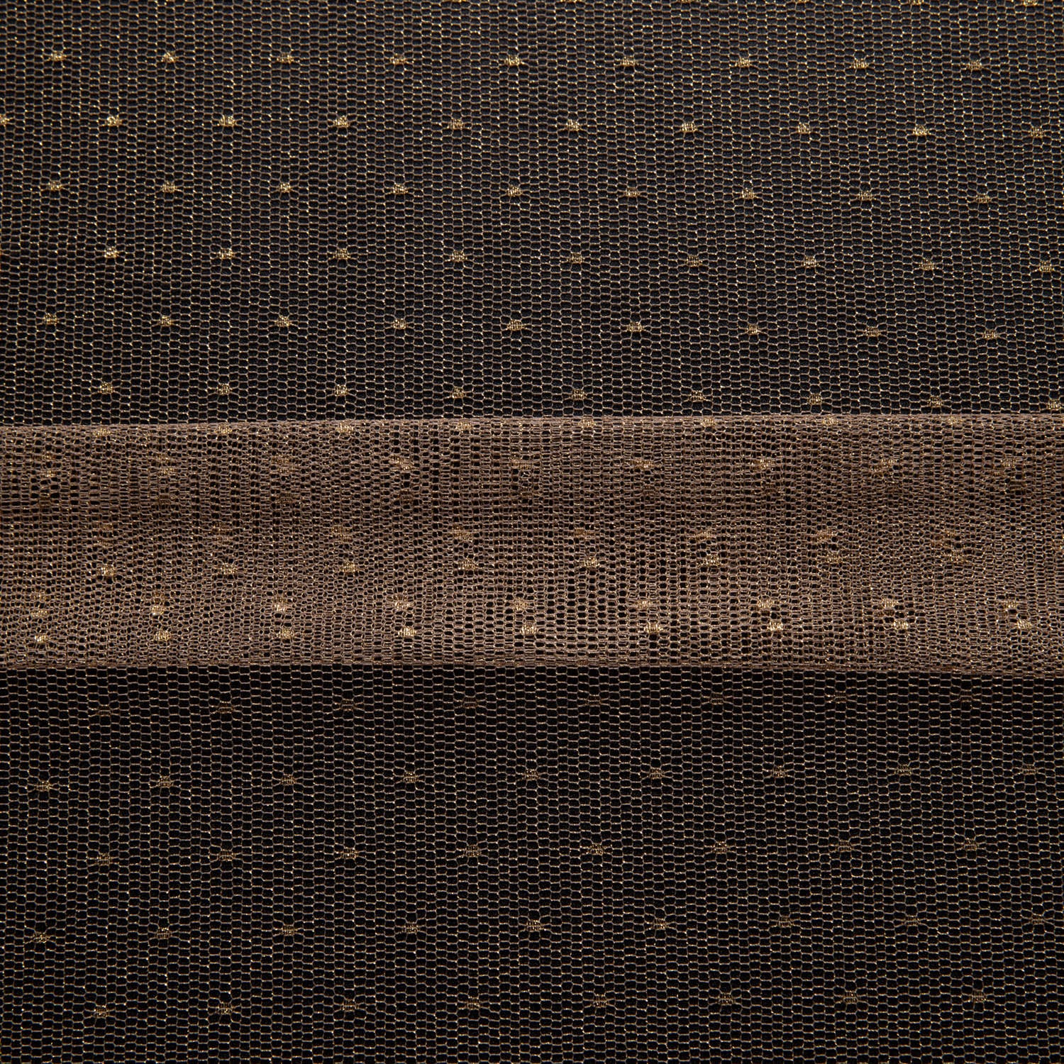 NYLON MX TULLE WITH DOT 58/60" Blush Dotted Fabric - Exquisite Fabrics