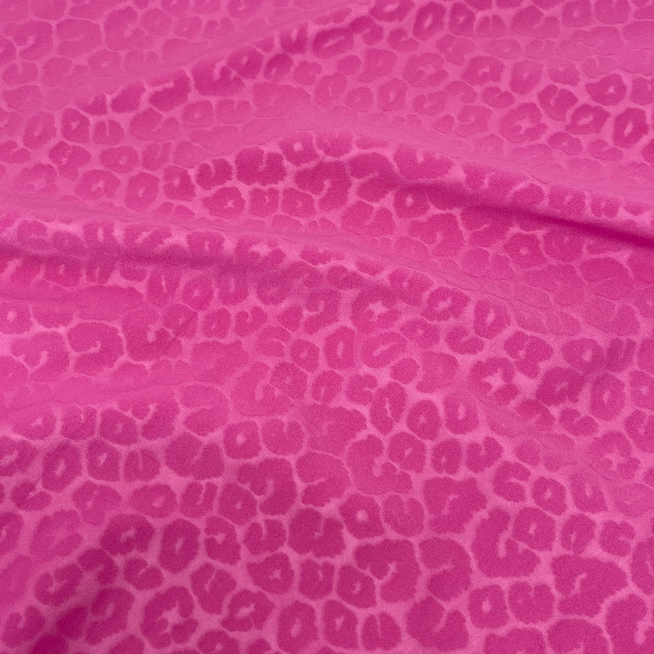 Nala Embossed Leopard Spandex Fabric | Blue Moon Fabrics
