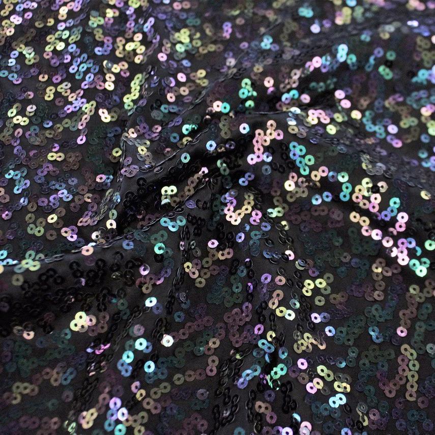 Night Sky Spandex Sequin Fabric | Blue Moon Fabrics