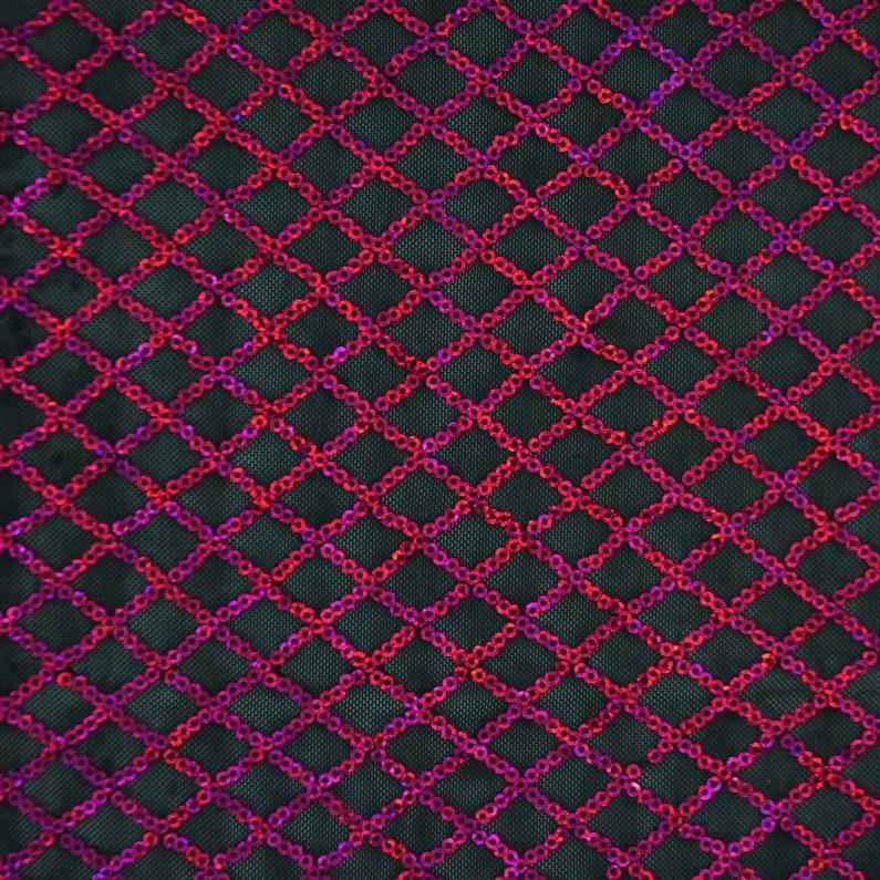 Nina Stretch Mesh Sequin | Blue Moon Fabrics