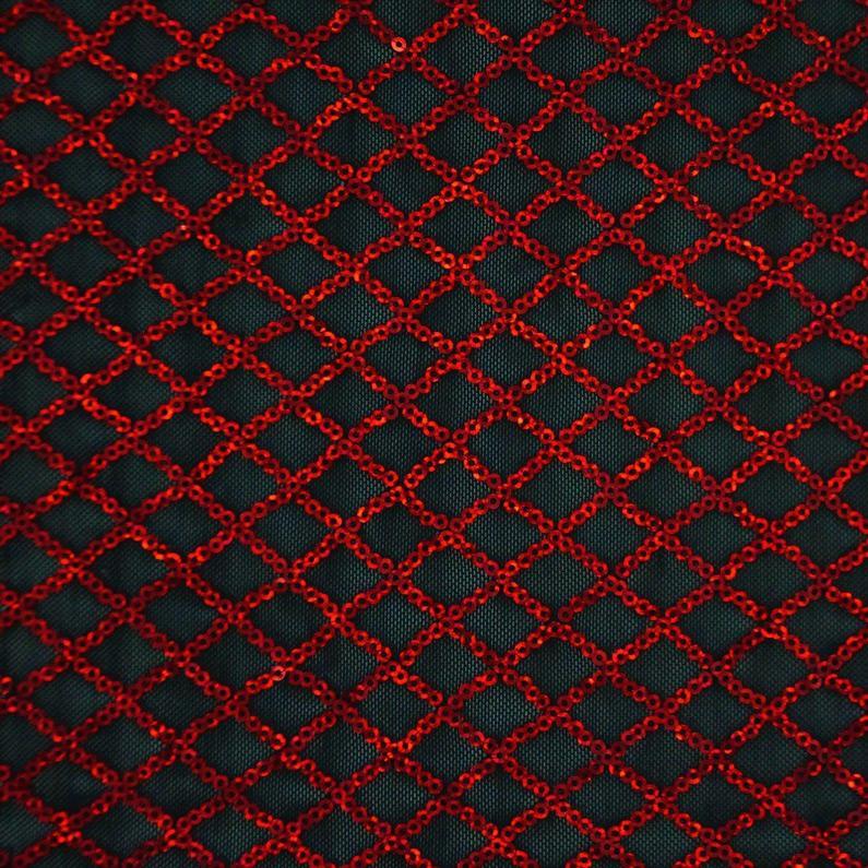 Nina Stretch Mesh Sequin | Blue Moon Fabrics
