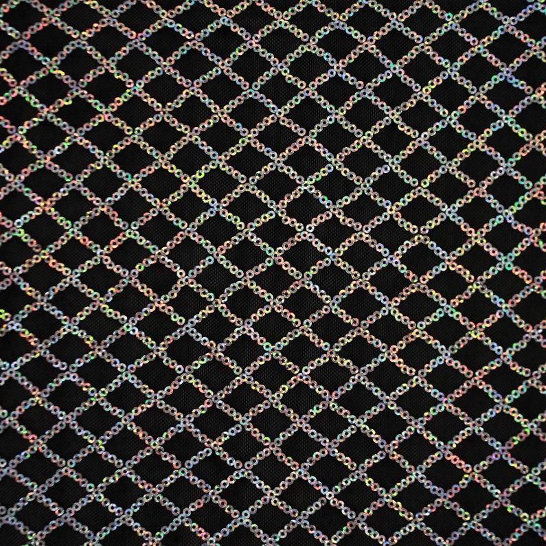 Nina Stretch Mesh Sequin | Blue Moon Fabrics