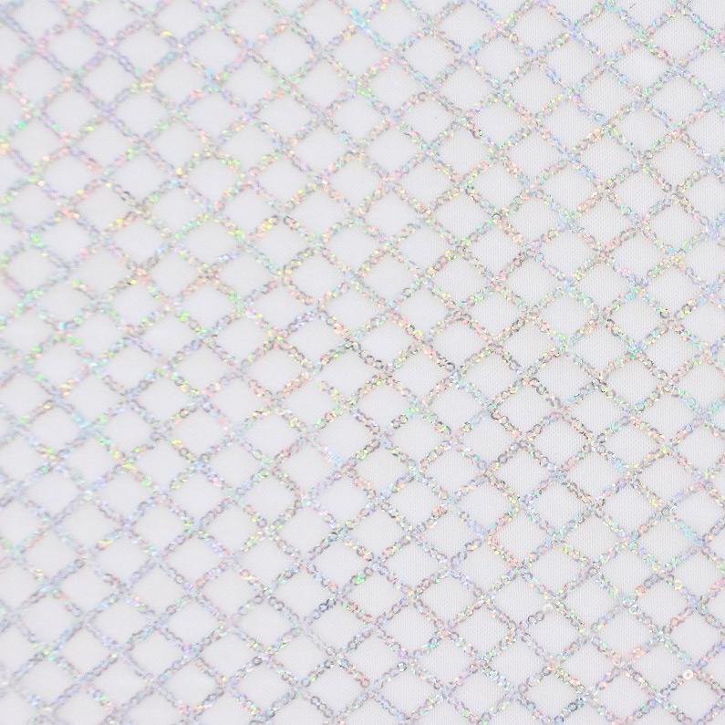 Nina Stretch Mesh Sequin | Blue Moon Fabrics