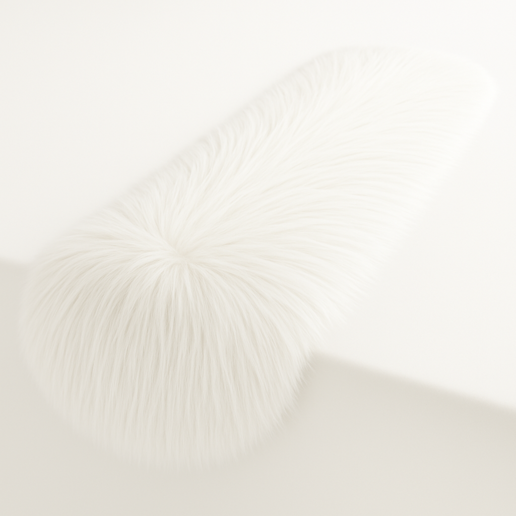 Faux Fur Table Runners – Elegant Decor for Every Occasion - Off White