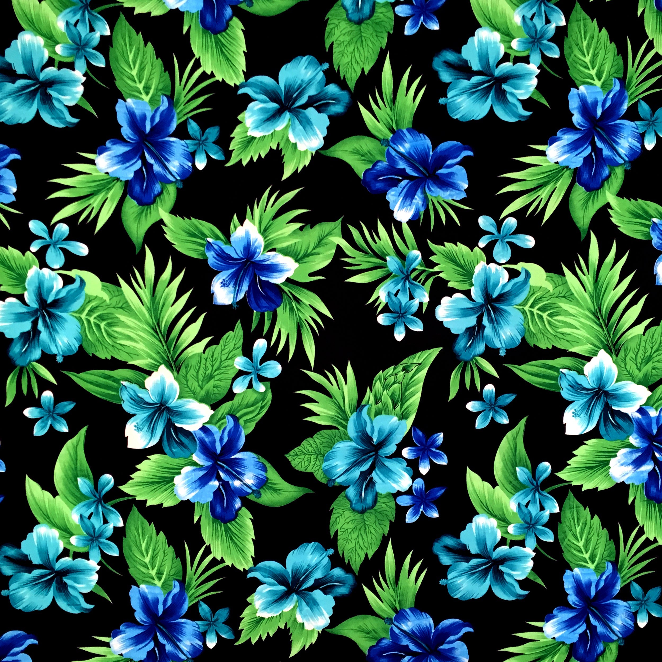 Dual Color Tropical Clusters Peachskin Fabric | Islands Fabric