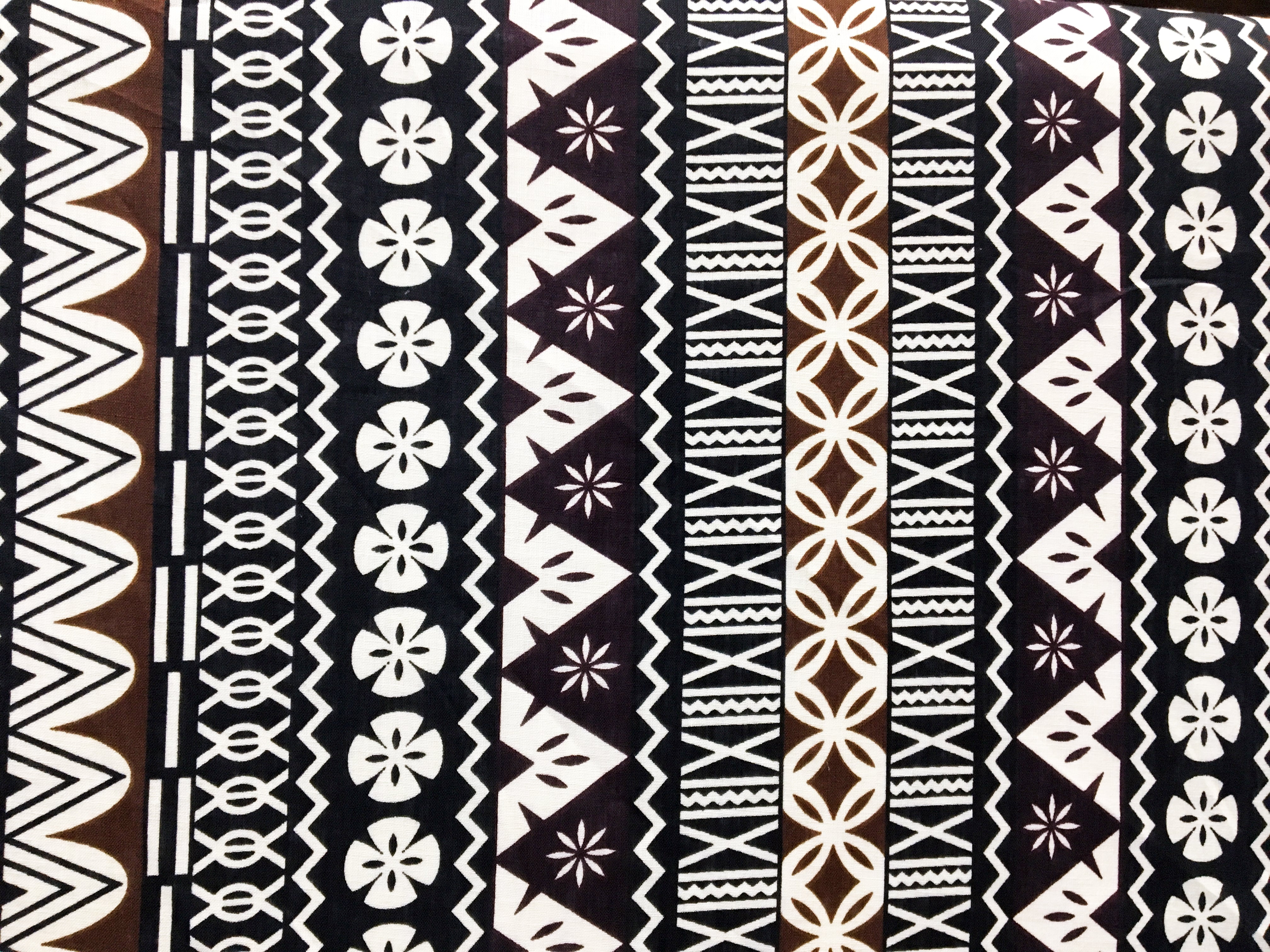 Fijian Tapa Polyester Fabric | Islands Fabric
