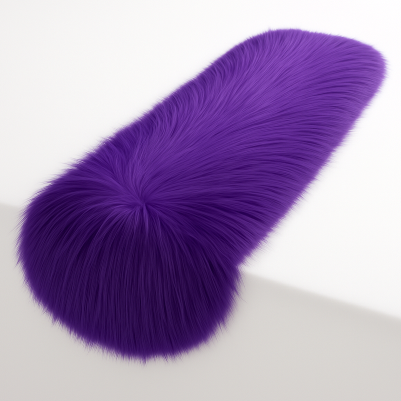 Faux Fur Table Runners Purple – Elegant Decor for Every Occasion