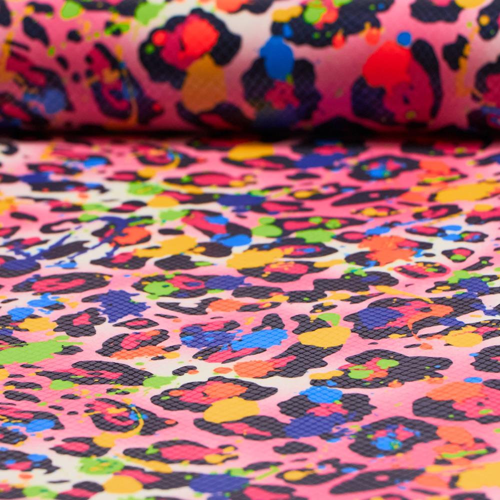 Party Animal Foil Printed Spandex Fabric | Blue Moon Fabrics