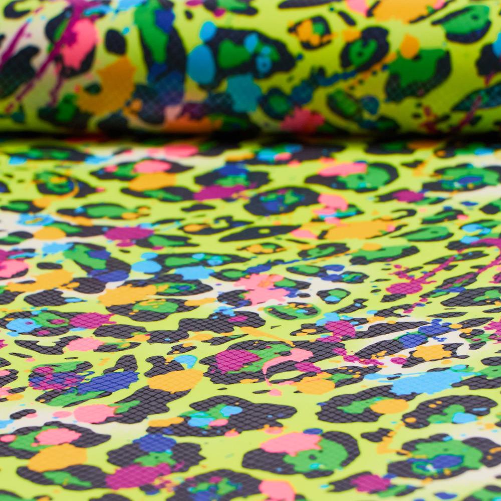 Party Animal Foil Printed Spandex Fabric | Blue Moon Fabrics